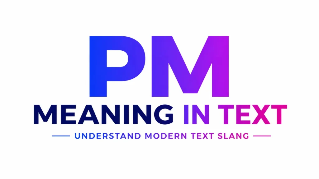 PM Meaning in Text