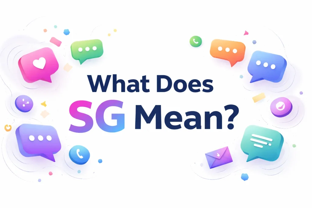 what-does-sg-mean